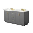 Miranda 66" Free Standing Double Basin Vanity Set with Cabinet and Quartz Vanity Top - image 20