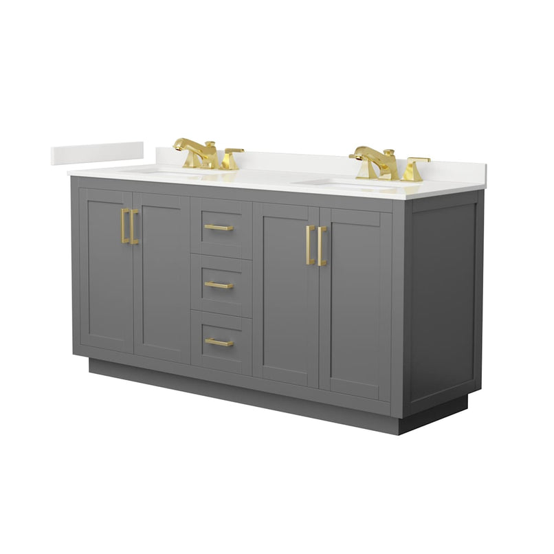 Miranda 66" Free Standing Double Basin Vanity Set with Cabinet and Quartz Vanity Top - image 20