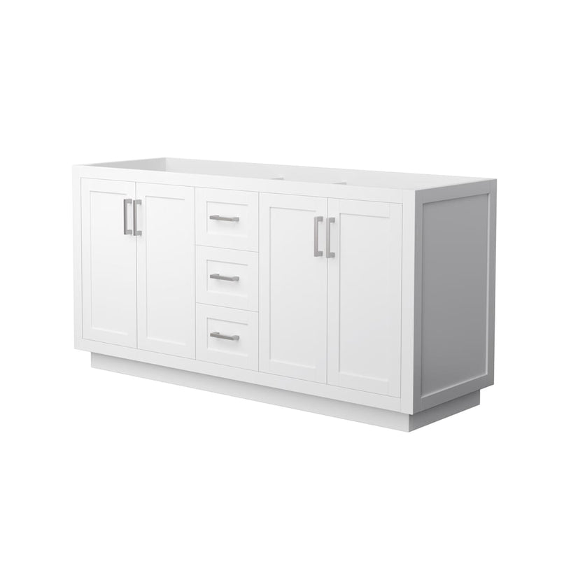 Miranda 66" Double Free Standing Vanity Cabinet Only - Less Vanity Top - image 1