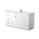 Miranda 66" Free Standing Single Basin Vanity Set with Cabinet and Quartz Vanity Top - image 8