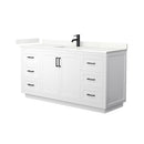 Miranda 66" Free Standing Single Basin Vanity Set with Cabinet and Quartz Vanity Top - image 13