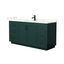 Miranda 66" Free Standing Single Basin Vanity Set with Cabinet and Quartz Vanity Top - image 17