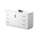 Miranda 66" Free Standing Single Basin Vanity Set with Cabinet and Quartz Vanity Top - image 14