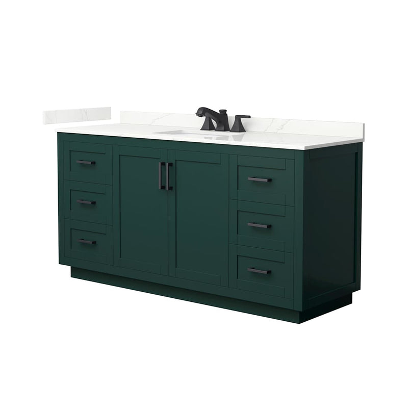 Miranda 66" Free Standing Single Basin Vanity Set with Cabinet and Quartz Vanity Top - image 18