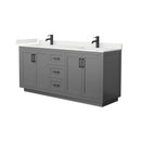 Miranda 72" Free Standing Double Basin Vanity Set with Cabinet and Quartz Vanity Top - image 14