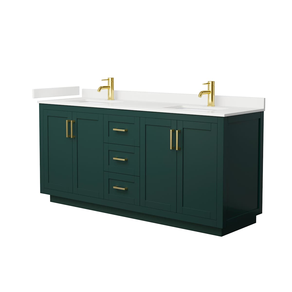 Miranda 72" Free Standing Double Basin Vanity Set with Cabinet and Quartz Vanity Top - image 16