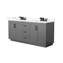 Miranda 72" Free Standing Double Basin Vanity Set with Cabinet and Quartz Vanity Top - image 13
