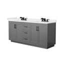 Miranda 72" Free Standing Double Basin Vanity Set with Cabinet and Quartz Vanity Top - image 14