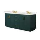 Miranda 72" Free Standing Double Basin Vanity Set with Cabinet and Quartz Vanity Top - image 16