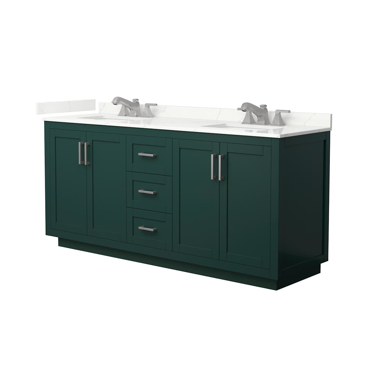 Miranda 72" Free Standing Double Basin Vanity Set with Cabinet and Quartz Vanity Top - image 17