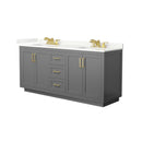 Miranda 72" Free Standing Double Basin Vanity Set with Cabinet and Quartz Vanity Top - image 19