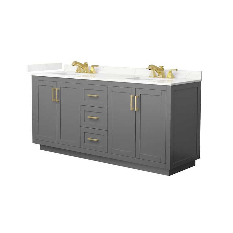 Miranda 72" Free Standing Double Basin Vanity Set with Cabinet and Quartz Vanity Top - image 19