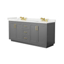 Miranda 72" Free Standing Double Basin Vanity Set with Cabinet and Quartz Vanity Top - image 20