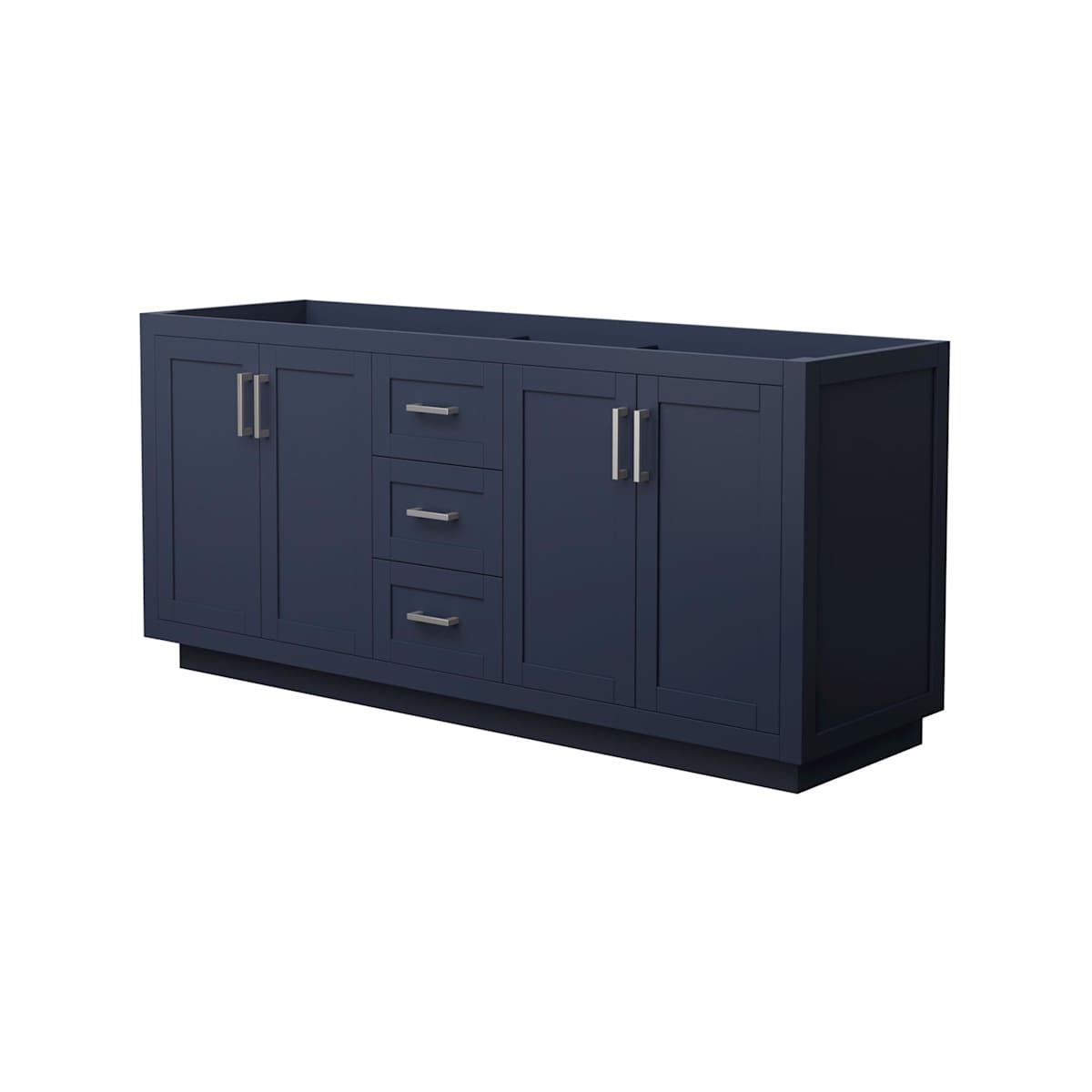 Miranda 71" Double Free Standing Vanity Cabinet Only - Less Vanity Top - image 1