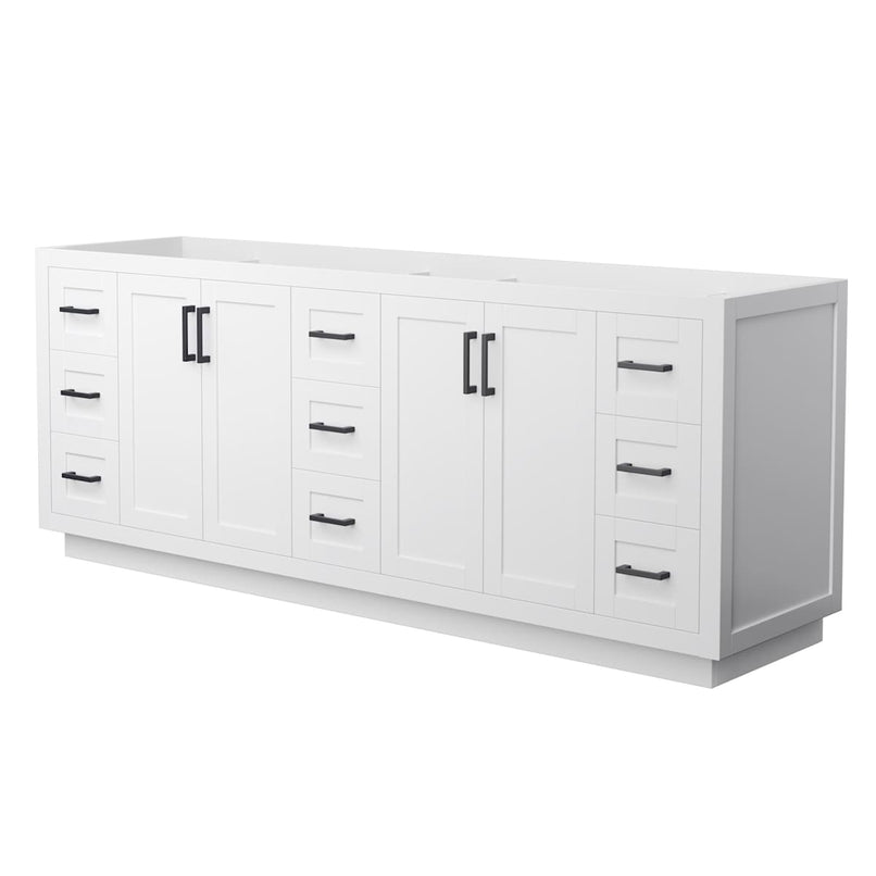 Miranda 84" Double Free Standing Vanity Cabinet Only - Less Vanity Top - image 1