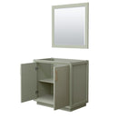 Strada 35" Single Free Standing Vanity Cabinet - Less Vanity Top - image 14