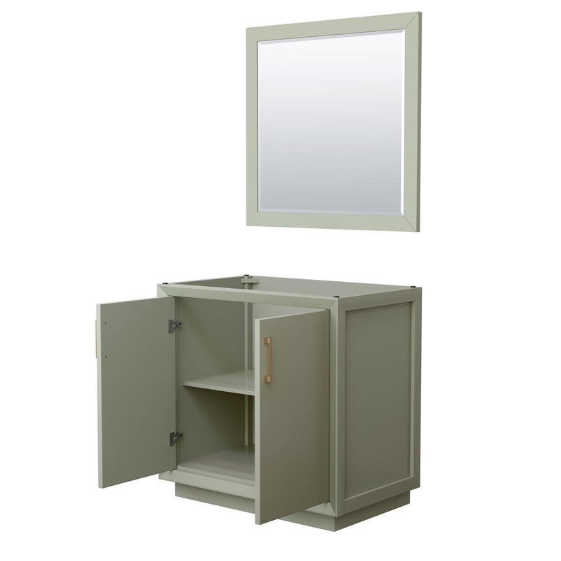 Strada 35" Single Free Standing Vanity Cabinet - Less Vanity Top - image 14