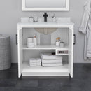 Strada 35" Single Free Standing Vanity Cabinet - Less Vanity Top - image 16
