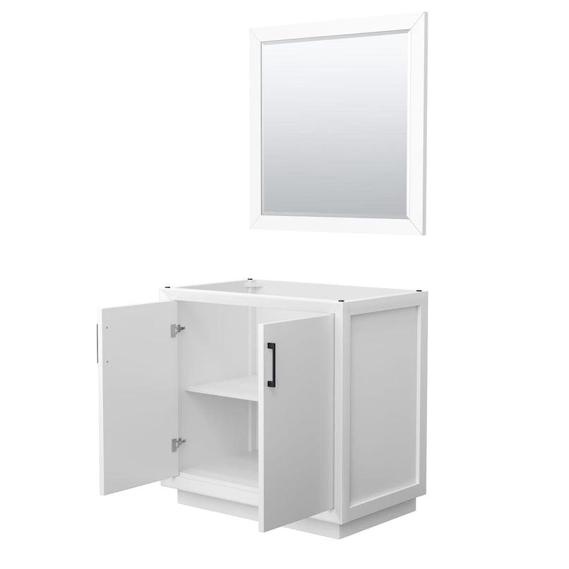 Strada 35" Single Free Standing Vanity Cabinet - Less Vanity Top - image 19