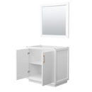 Strada 35" Single Free Standing Vanity Cabinet - Less Vanity Top - image 20
