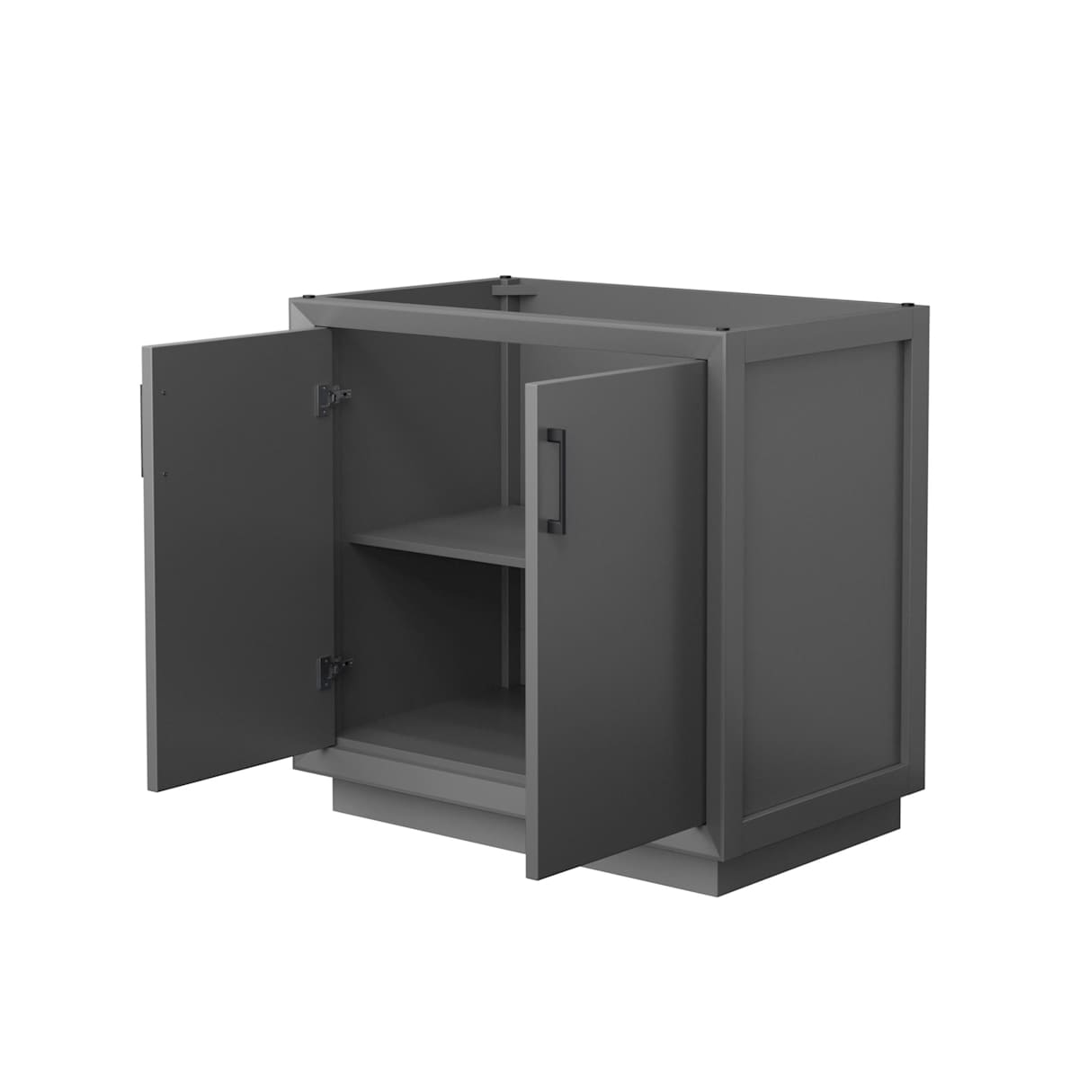 Strada 35" Single Free Standing Vanity Cabinet Only - Less Vanity Top - image 6