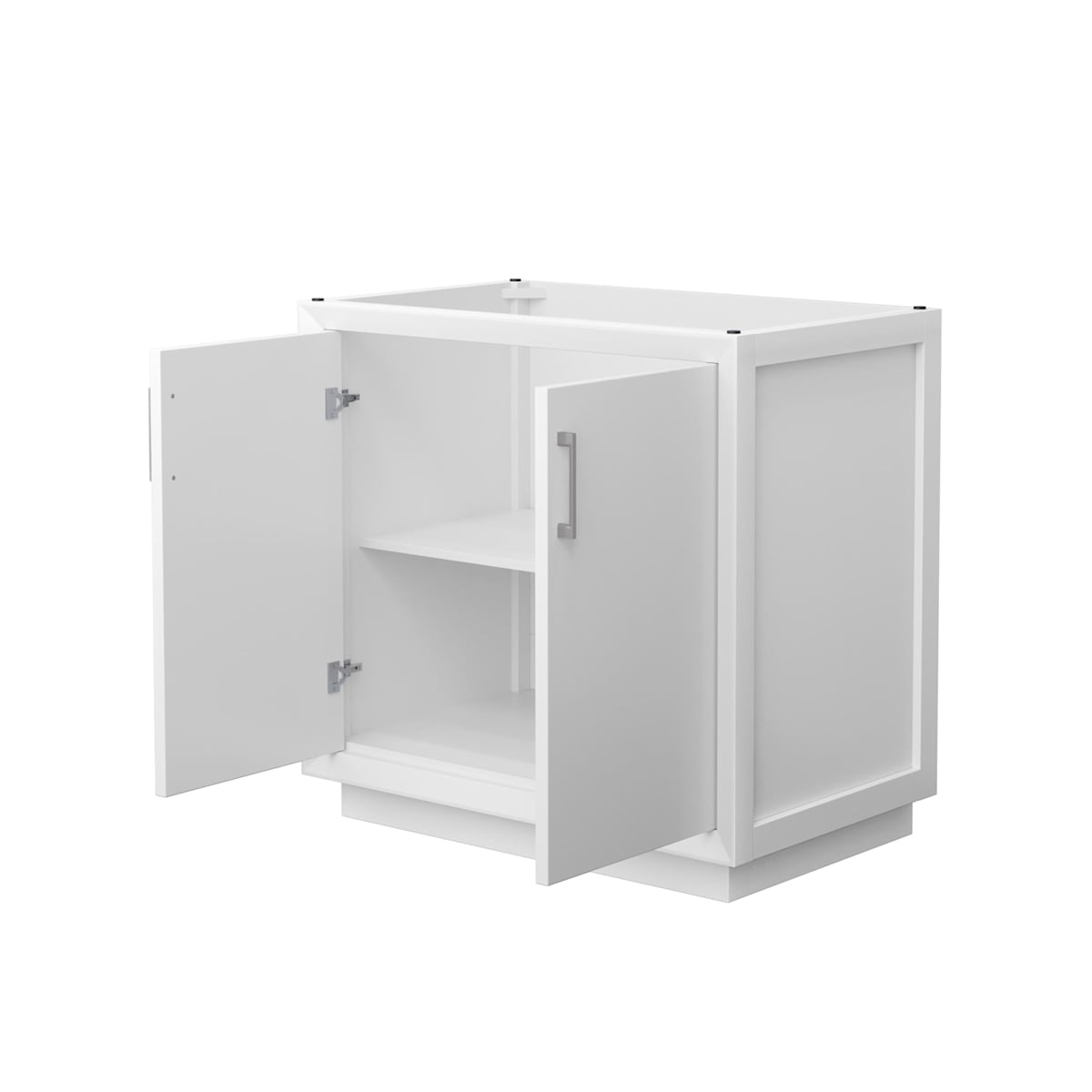 Strada 35" Single Free Standing Vanity Cabinet Only - Less Vanity Top