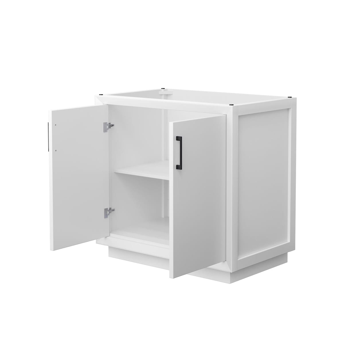 Strada 35" Single Free Standing Vanity Cabinet Only - Less Vanity Top