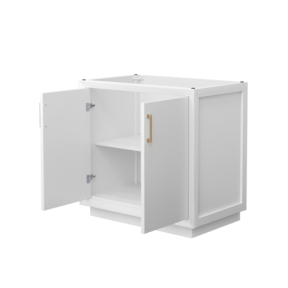Strada 35" Single Free Standing Vanity Cabinet Only - Less Vanity Top - image 13