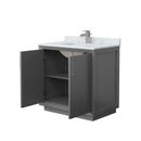 Strada 36" Free Standing Single Basin Vanity Set with Cabinet and Marble Vanity Top - image 2