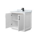 Strada 36" Free Standing Single Basin Vanity Set with Cabinet and Marble Vanity Top - image 13
