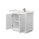 Strada 36" Free Standing Single Basin Vanity Set with Cabinet and Quartz Vanity Top - image 8