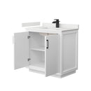 Strada 36" Free Standing Single Basin Vanity Set with Cabinet and Quartz Vanity Top - image 10