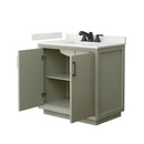 Strada 36" Free Standing Single Basin Vanity Set with Cabinet and Quartz Vanity Top - image 17