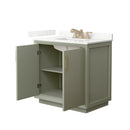 Strada 36" Free Standing Single Basin Vanity Set with Cabinet and Quartz Vanity Top - image 18