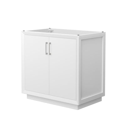 Strada 35" Single Free Standing Vanity Cabinet Only - Less Vanity Top - image 1