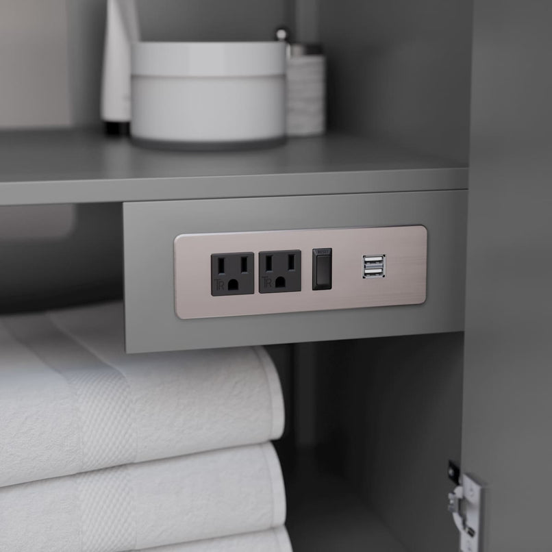 Strada 47" Single Free Standing Vanity Cabinet - Less Vanity Top - image 4