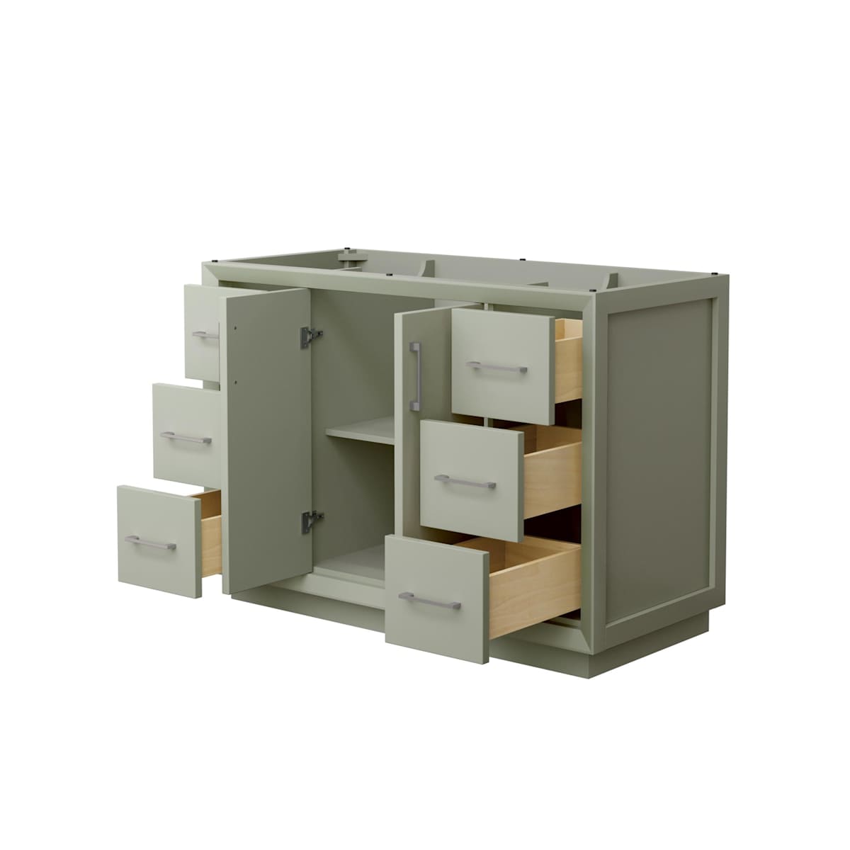 Strada 47" Single Free Standing Vanity Cabinet Only - Less Vanity Top