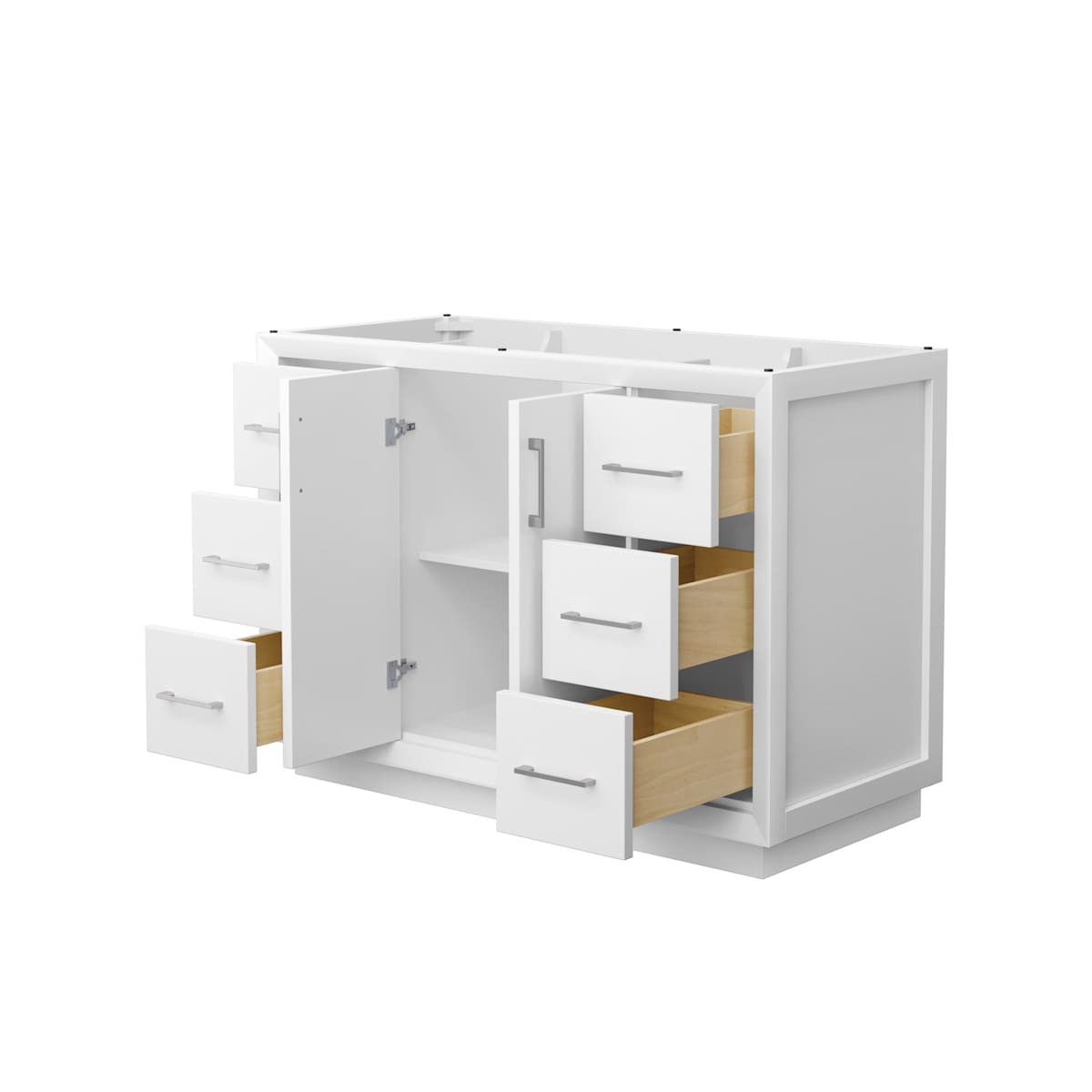 Strada 47" Single Free Standing Vanity Cabinet Only - Less Vanity Top - image 13