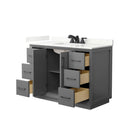 Strada 48" Free Standing Single Basin Vanity Set with Cabinet and Quartz Vanity Top - image 13