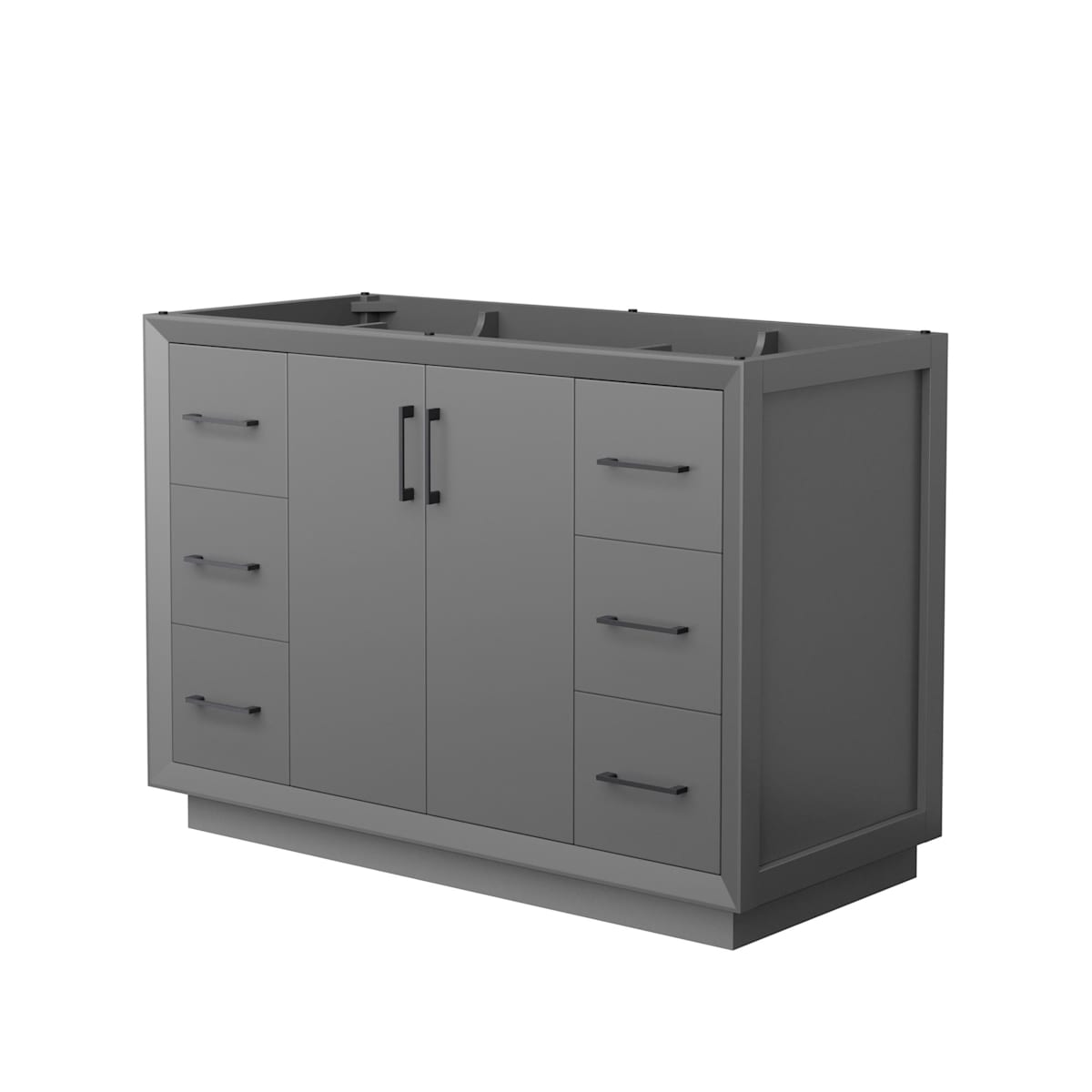 Strada 47" Single Free Standing Vanity Cabinet Only - Less Vanity Top