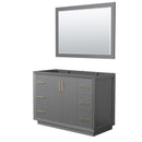 Strada 47" Single Free Standing Vanity Cabinet - Less Vanity Top - image 1