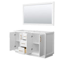 Strada 59" Double Free Standing Vanity Cabinet - Less Vanity Top - image 16