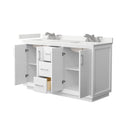 Strada 60" Free Standing Double Basin Vanity Set with Cabinet and Quartz Vanity Top - image 8