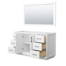 Strada 59" Single Free Standing Vanity Cabinet - Less Vanity Top - image 19