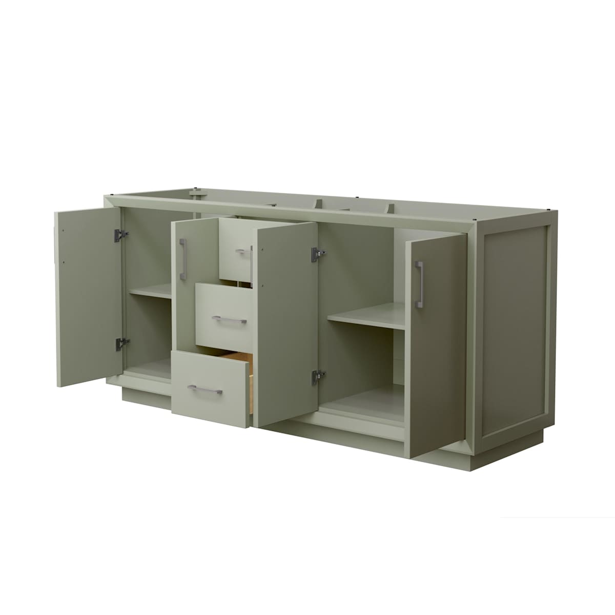 Strada 71" Double Free Standing Vanity Cabinet Only - Less Vanity Top