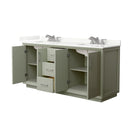 Strada 72" Free Standing Double Basin Vanity Set with Cabinet and Quartz Vanity Top - image 18