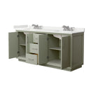 Strada 72" Free Standing Double Basin Vanity Set with Cabinet and Quartz Vanity Top - image 19