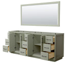 Strada 83" Double Free Standing Vanity Cabinet - Less Vanity Top - image 11