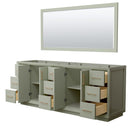 Strada 83" Double Free Standing Vanity Cabinet - Less Vanity Top - image 12