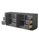 Strada 83" Double Free Standing Vanity Cabinet Only - Less Vanity Top - image 6